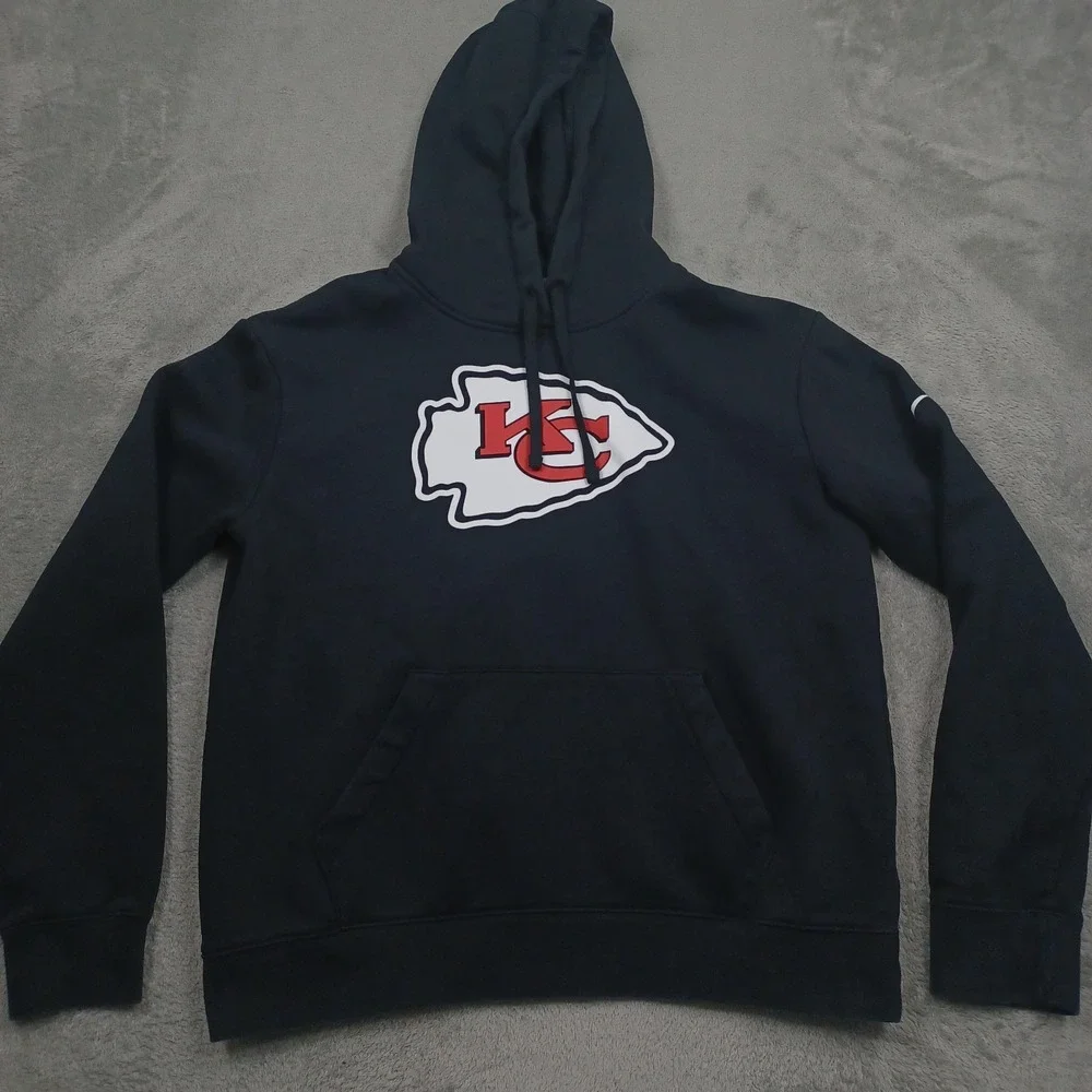 Kansas City Chiefs Sweater Womens Medium Black‎ Nike NFL Football